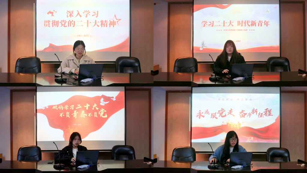 經濟與管理系開展團幹部思政技能大比武